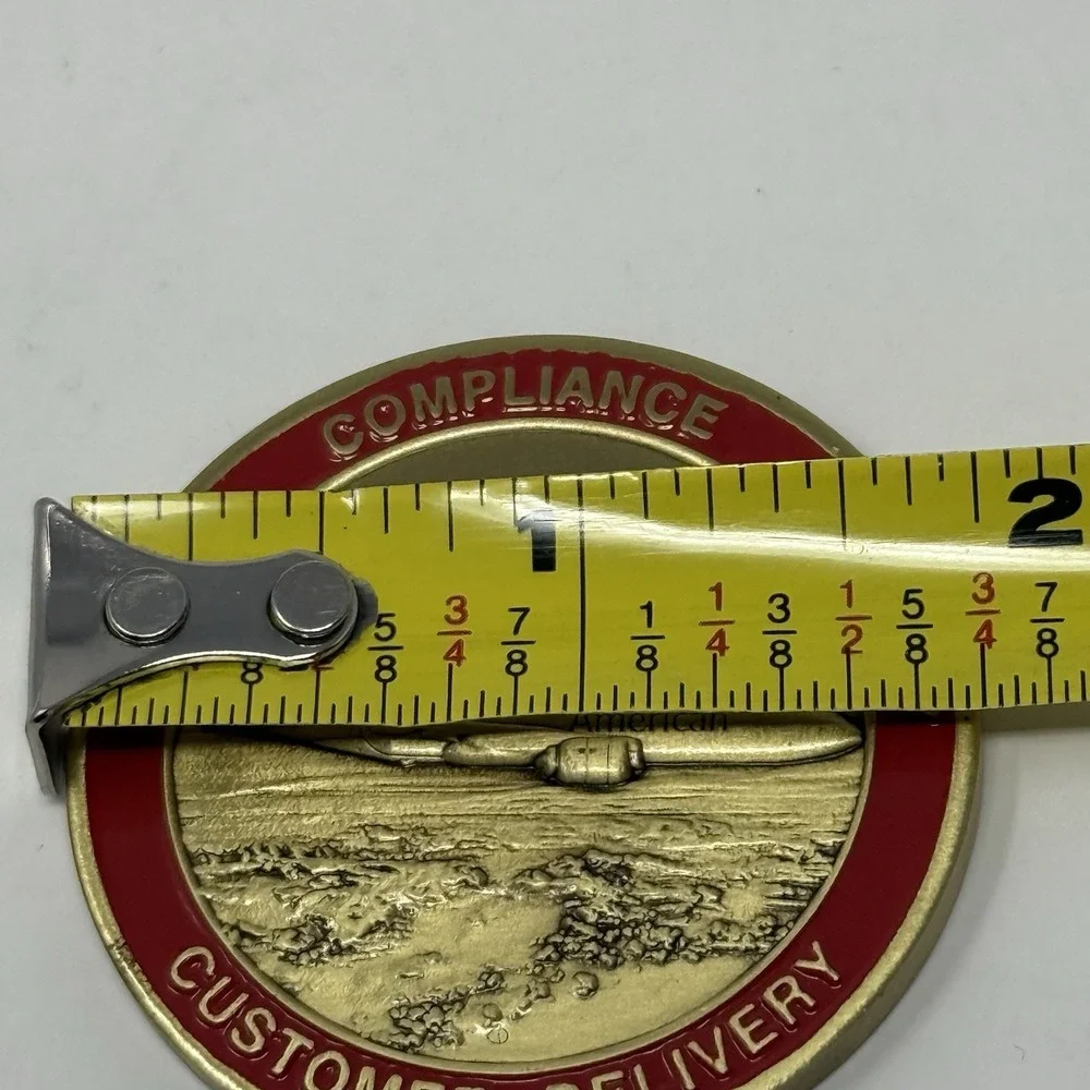 American Airlines Safety Compliance Quality Customer Delivery Challenge Coin